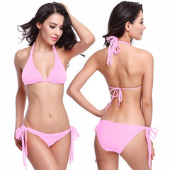 Popular Long Halters Fully Lined Removable Push Up Padding