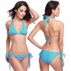 Popular Long Halters Fully Lined Removable Push Up Padding