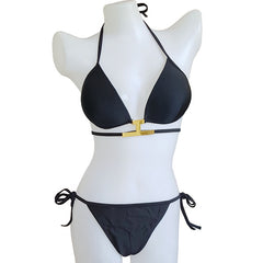 Neck Halter Strappy Bikini