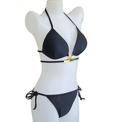 Neck Halter Strappy Bikini