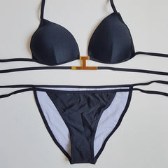 Neck Halter Strappy Bikini