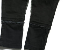 Side Pockets Harem Pants Mens Hip Hop Patchwork Cargo Ripped Sweatpants Joggers Trousers Male Fashion Full Length Pants